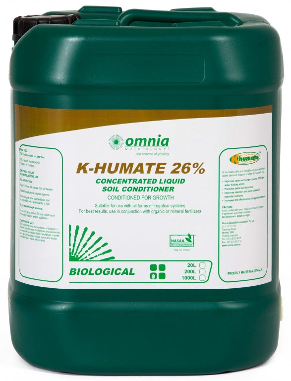 K Humate 26 0-0-6 CONCENTRATED LIQUID HUMUS