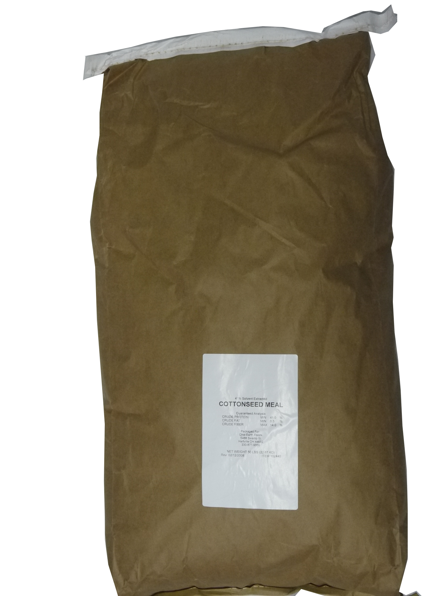 COTTON SEED MEAL 50# bag