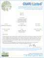 Instill-O systemic copper OMRI listed