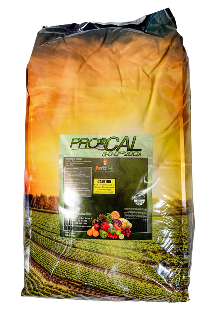 Ferticell ProCal 3-0-0 Plus 20CA soluble calcium 44 Lb. bag - WSDA Listed