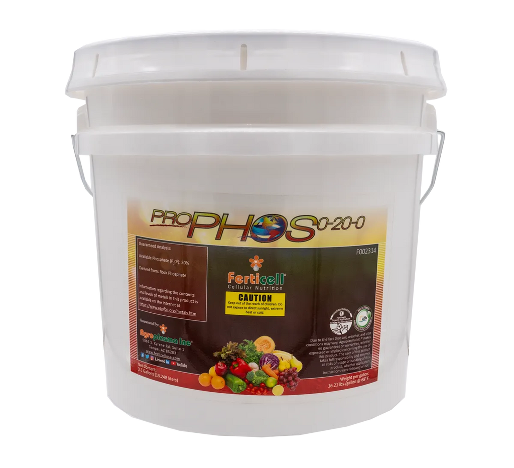 Ferticell Pro Phos 0-20-0 liquid Phosphorus 3.5 Gal - WSDA Listed