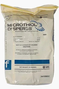 Microthiol Disperss 80% micronized wettable sulfur fungicideOMRI Listed