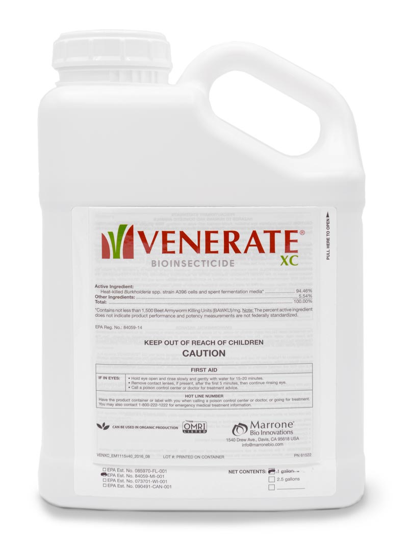 Venerate XC Bioinsecticide OMRI listed