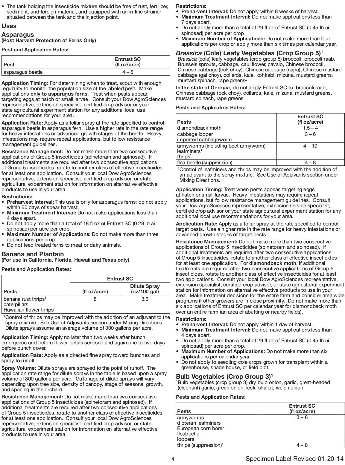 Entrust SC 22.5% Spinosad OMRI listed | Ohio Earth Food Organic Fertilizer