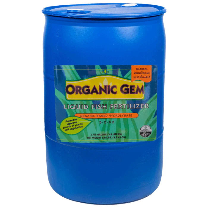 organic gem liquid fertilizer Organic Gem liquid fish fertilizer 3-3-.3 WSDA listed